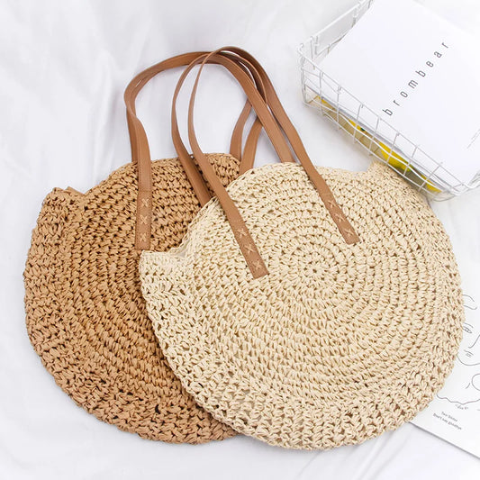 Bohemian Stylish Straw Beach Shoulder Bag
