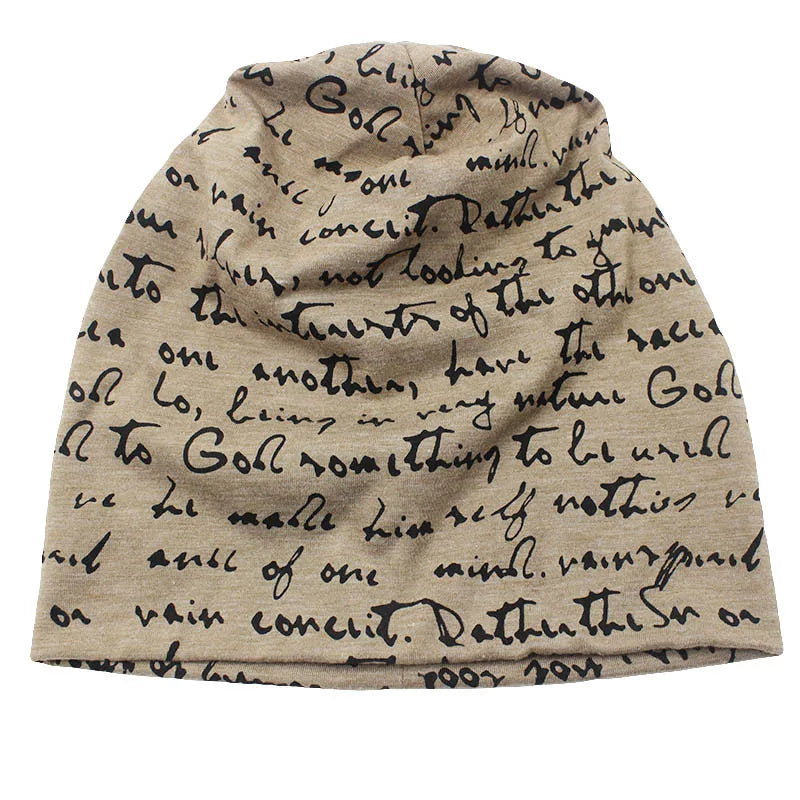 Cursive Script Beanie Hat