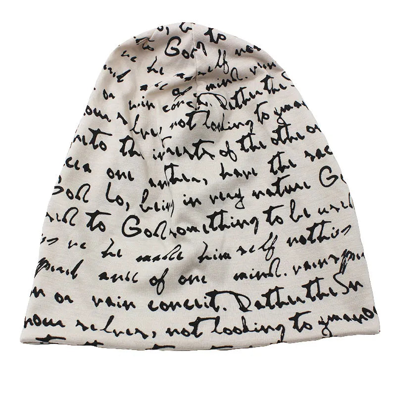 Cursive Script Beanie Hat