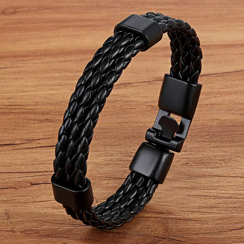 Classic Men's Leather Bracelet