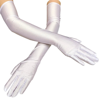 Women's Opera Evening Long Satin Gloves