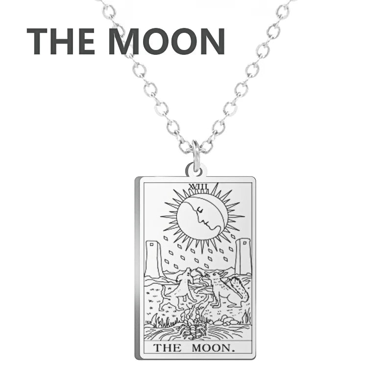 Tarot Card Pendant Necklace