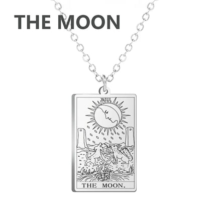 Tarot Card Pendant Necklace