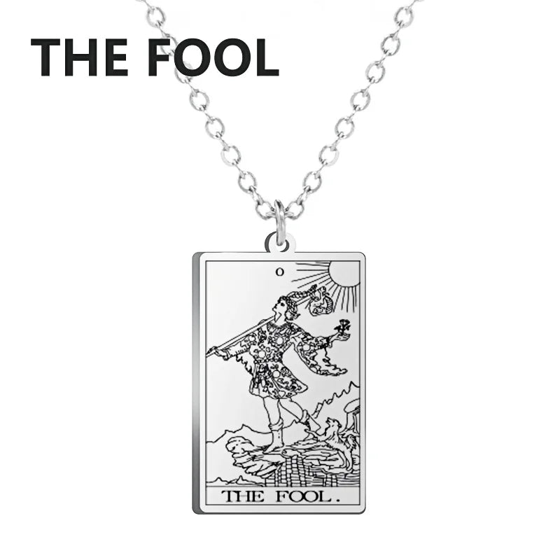 Tarot Card Pendant Necklace