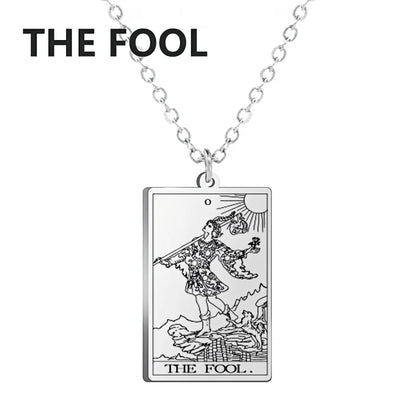 Tarot Card Pendant Necklace