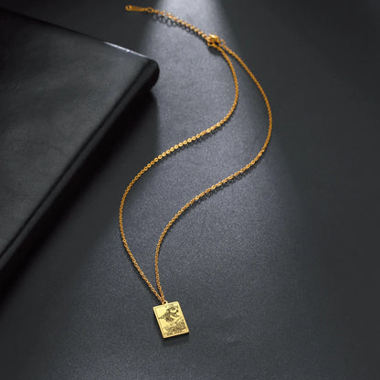 Tarot Card Pendant Necklace