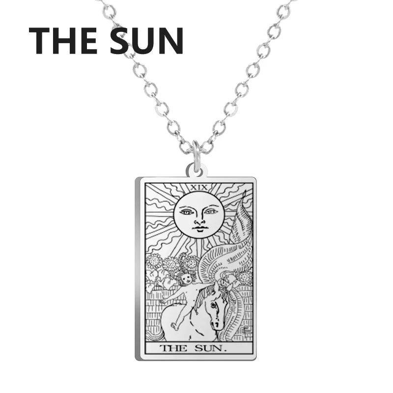 Tarot Card Pendant Necklace