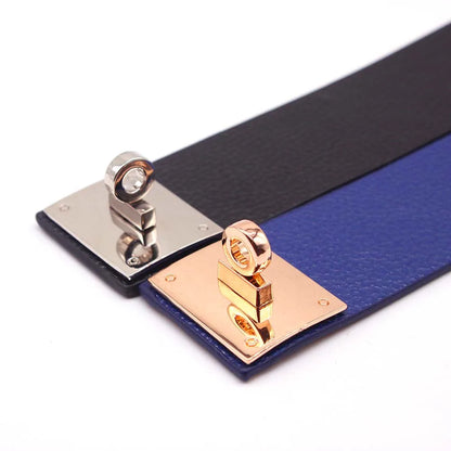 Leather Wide Wrap Bracelet