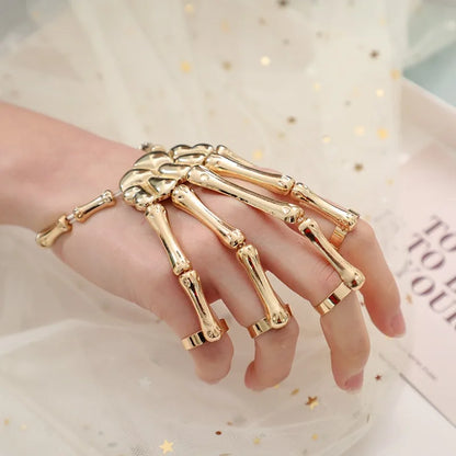Steampunk Skeleton Hand Bracelet