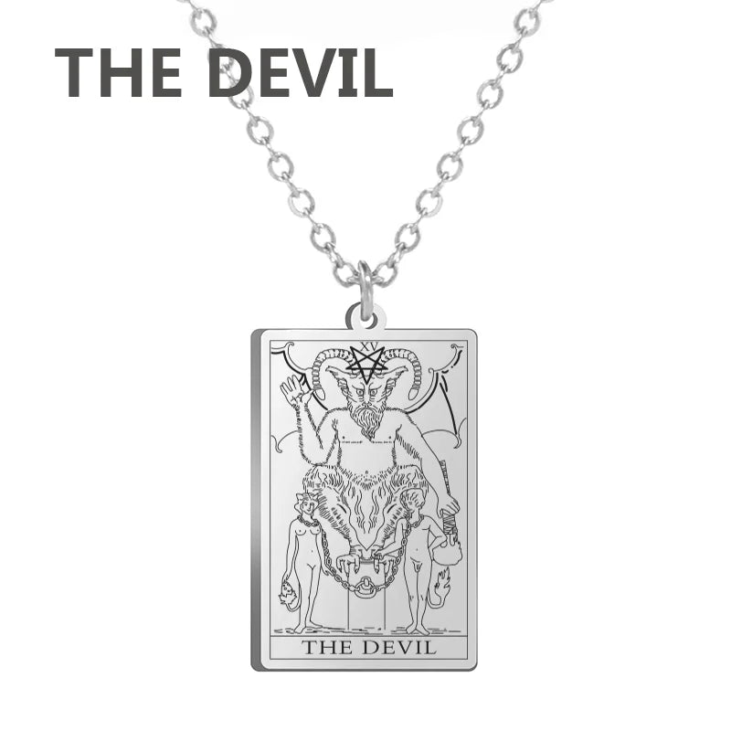 Tarot Card Pendant Necklace