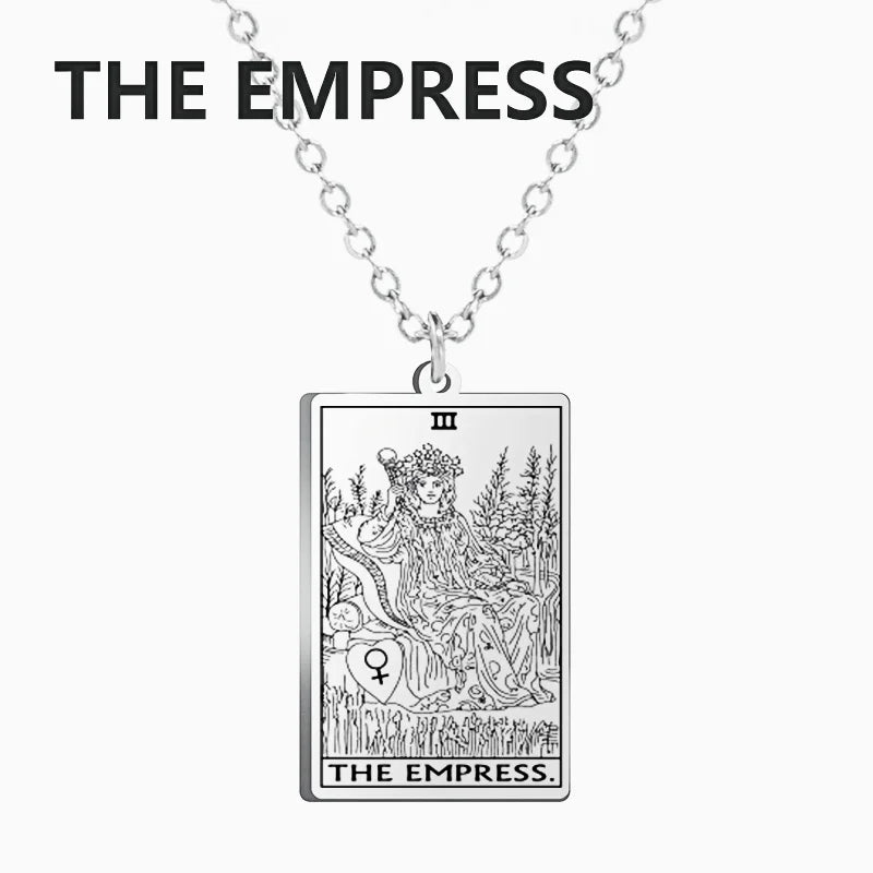 Tarot Card Pendant Necklace