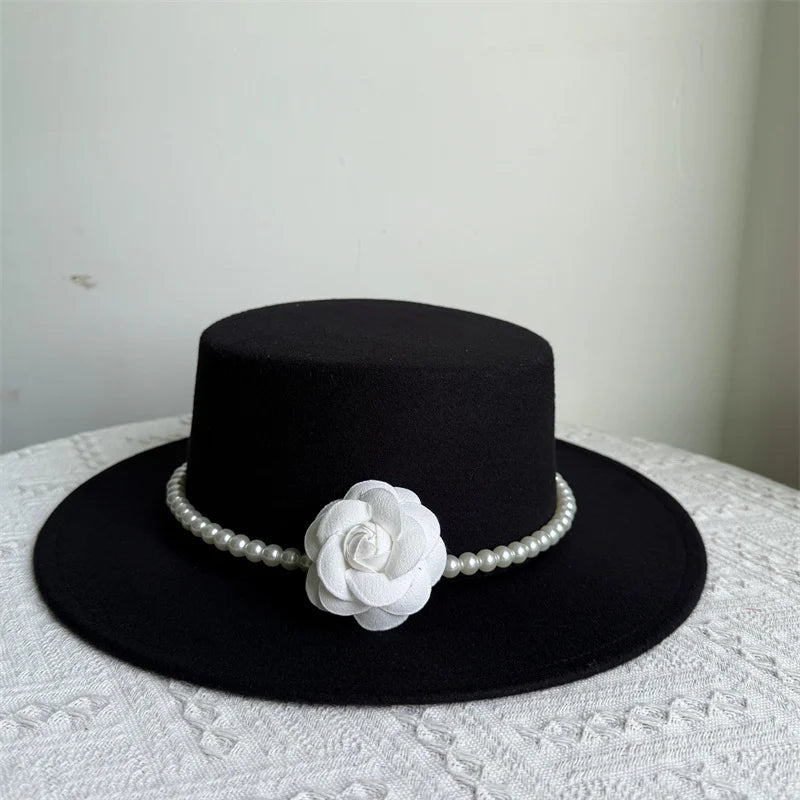 Flat Top French Fedora Hat