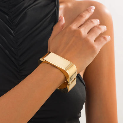Square Cuff Bangle Bracelet