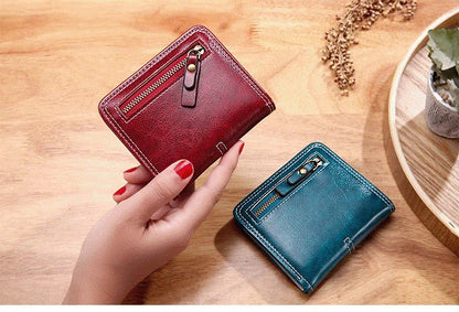 Vintage Mini Leather Wallet