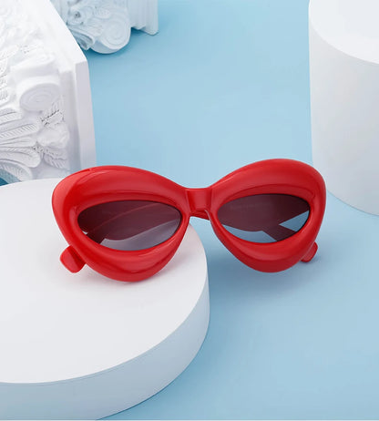 Oversized Lip-Shaped Sunglasses