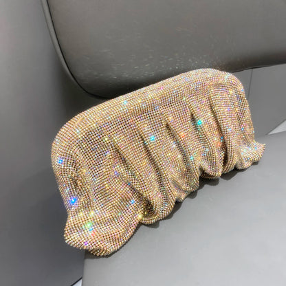 Sparkling Rhinestones Evening Clutch Bag