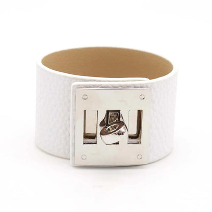 Leather Wide Wrap Bracelet
