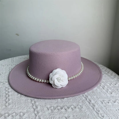 Flat Top French Fedora Hat