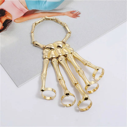 Steampunk Skeleton Hand Bracelet