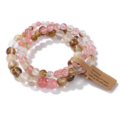 3pcs Set - Natural Agate Stone Bracelet