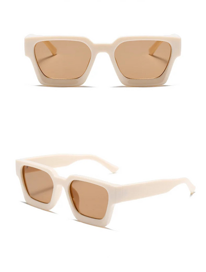 Retro Thick Frame Square Sunglasses