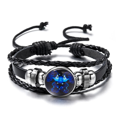 Luminous Zodiac Sign Charm Bracelet