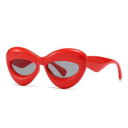 Oversized Lip-Shaped Sunglasses