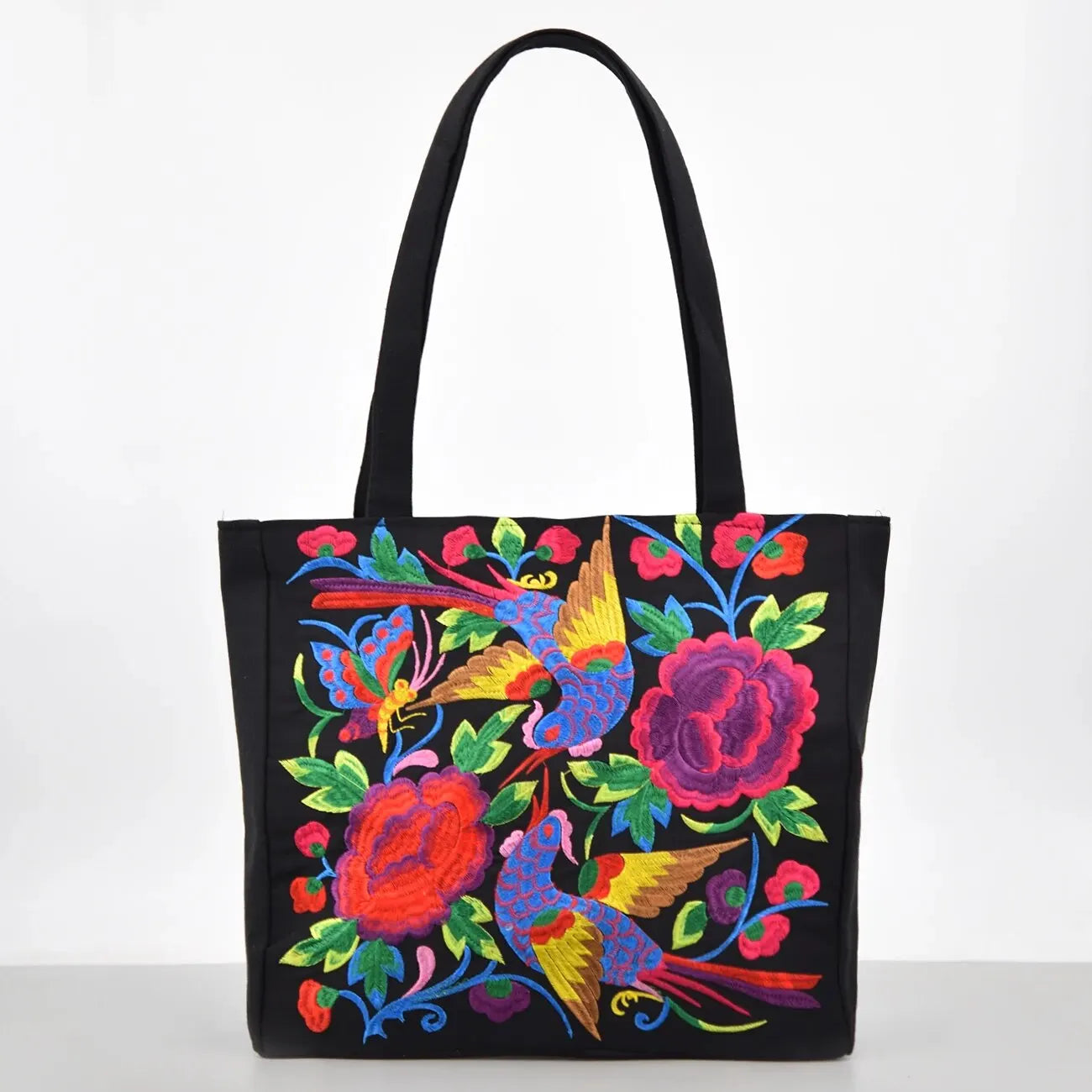 Floral Embroidered Women's Shoulder Bag