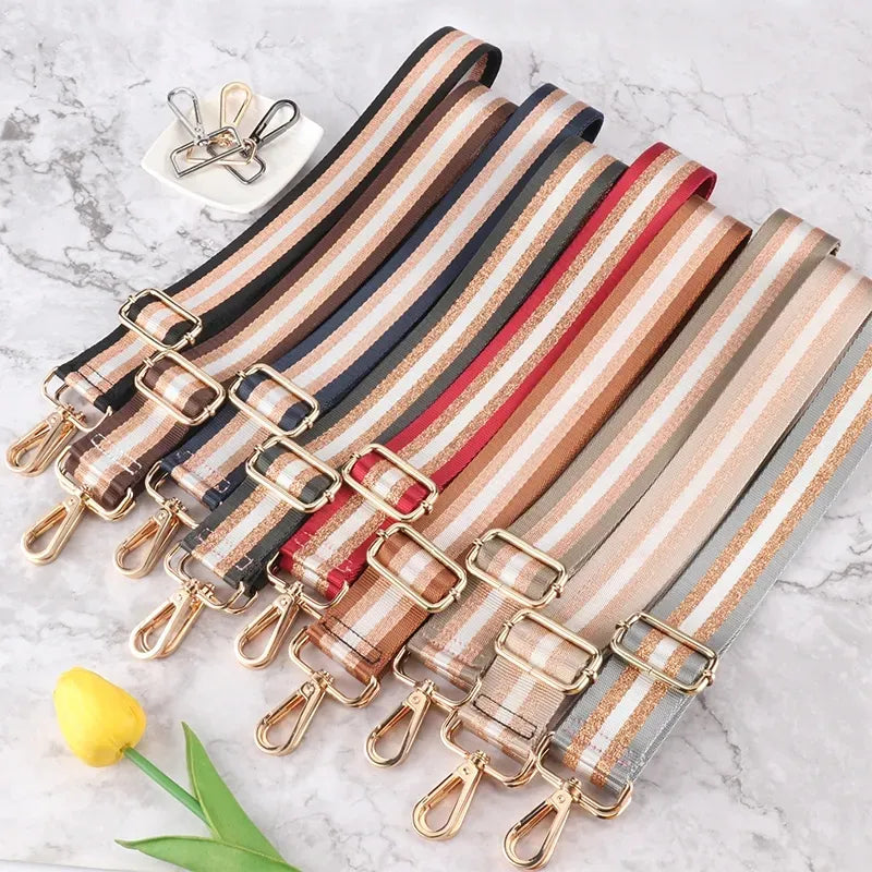 Fashion Stripe Adjustable Bag Strap