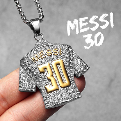 Football Jersey Pendant Necklace