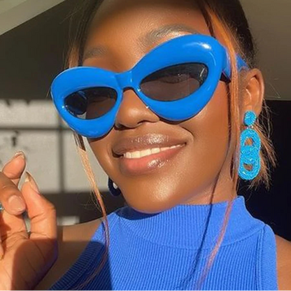 Oversized Lip-Shaped Sunglasses