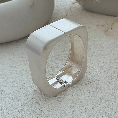 Square Cuff Bangle Bracelet