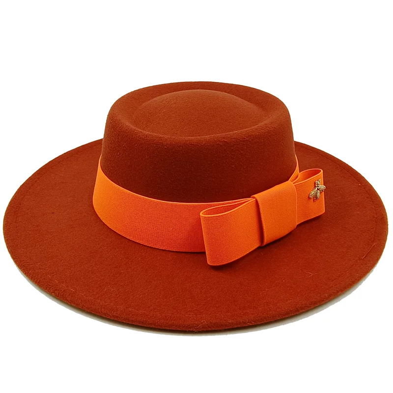 Two-Tone Bow Tie Fedora Hat