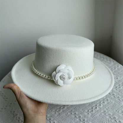 Flat Top French Fedora Hat