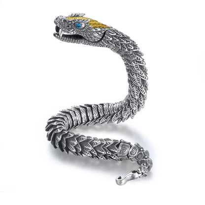 3D Medusa Rattlesnake Bracelet