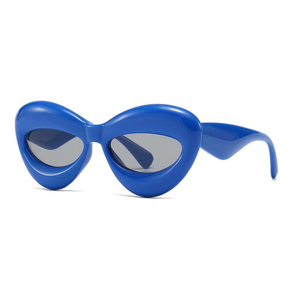 Oversized Lip-Shaped Sunglasses