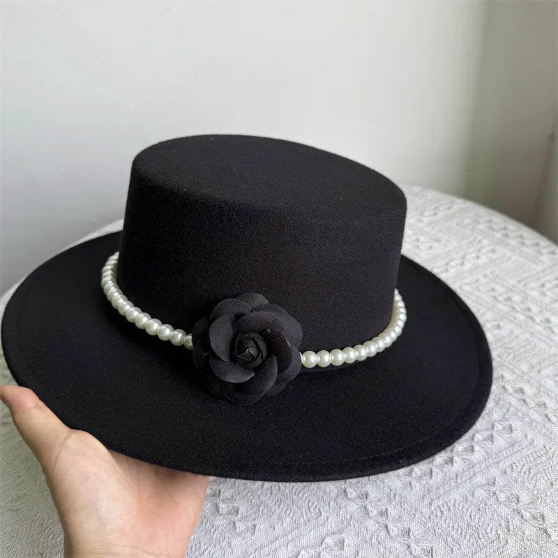 Flat Top French Fedora Hat