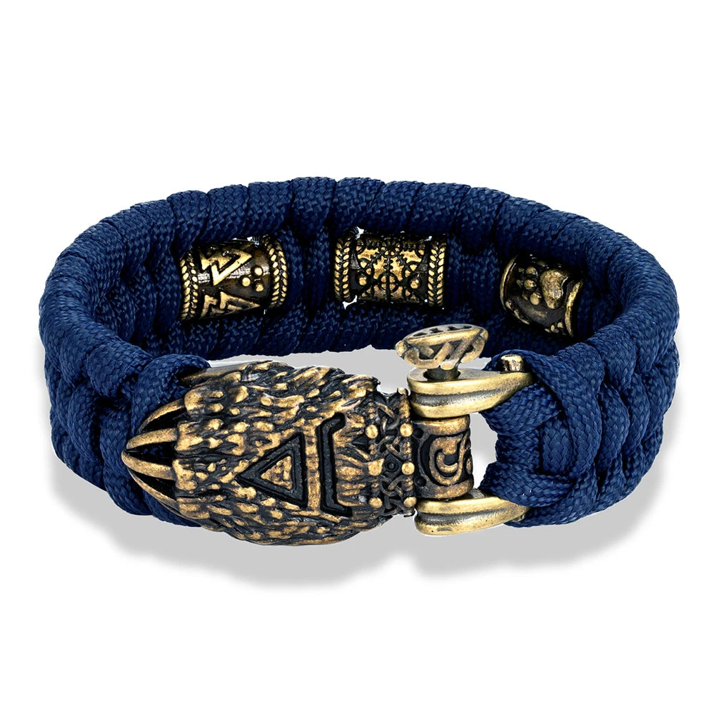 Handmade Viking Bear Paw Paracord Bracelet