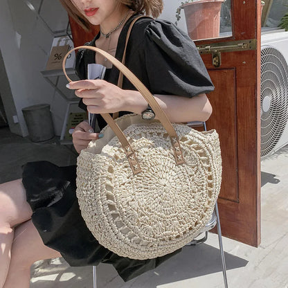 Bohemian Stylish Straw Beach Shoulder Bag