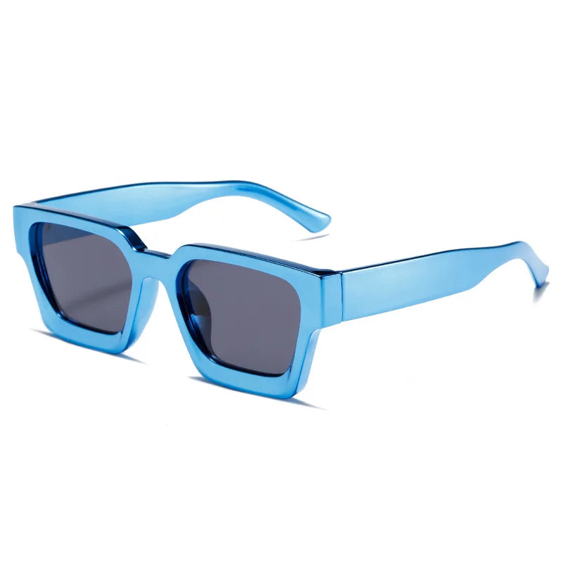 Retro Thick Frame Square Sunglasses