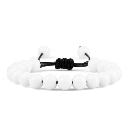 Natural Stone Beads Adjustable Bracelet