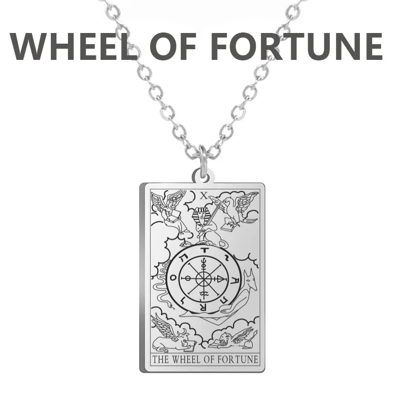 Tarot Card Pendant Necklace