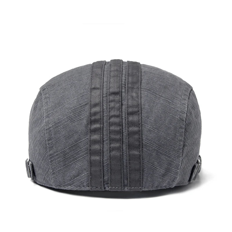 Men's Fashion Embroidered Flat Cap