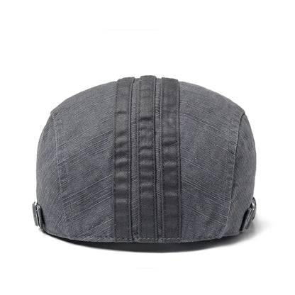 Men's Fashion Embroidered Flat Cap