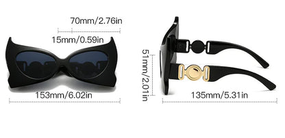 Oversized Cat Eye Vintage Sunglasses