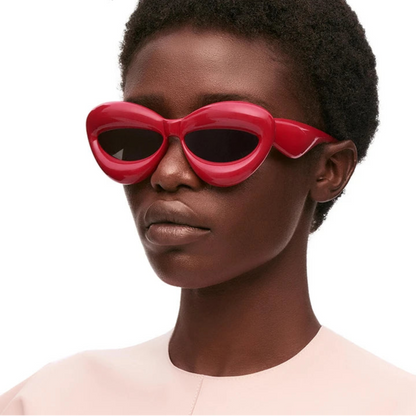 Oversized Lip-Shaped Sunglasses