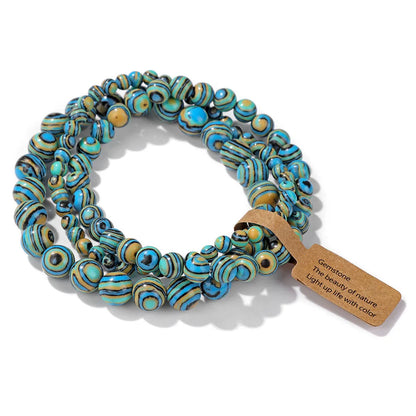 3pcs Set - Natural Agate Stone Bracelet