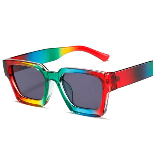 Retro Thick Frame Square Sunglasses