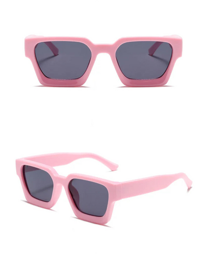 Retro Thick Frame Square Sunglasses