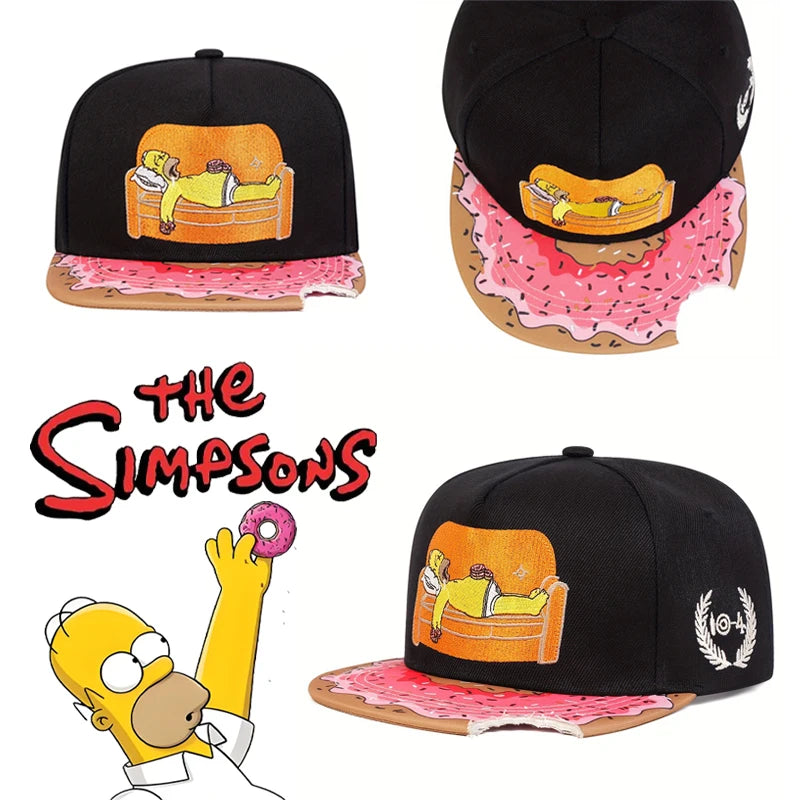 Homer Simpson Donut Bite Baseball Cap